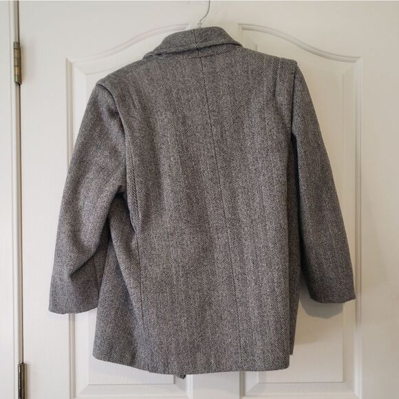 Herman Kay Woolblend Coat Size 12P - Picture 2 of 4